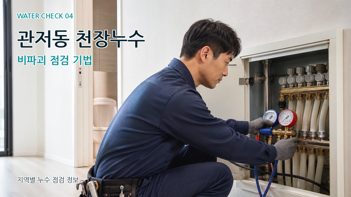 관저동 천장누수 비파괴 점검 기법