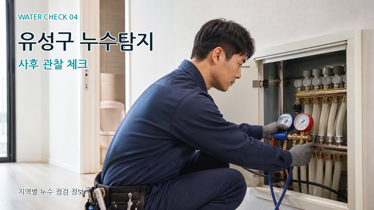 유성구 누수탐지 누수탐지 이미지