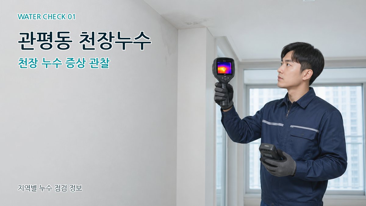 관평동 천장누수 천장 누수 증상 관찰