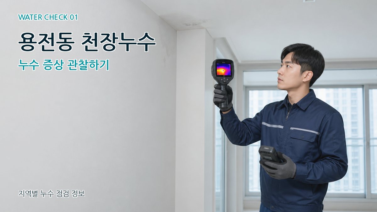 용전동 아파트누수 누수탐지 이미지