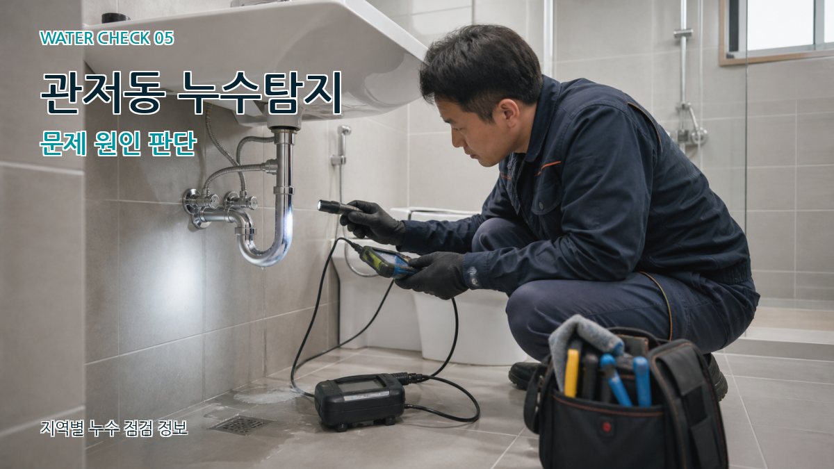 관저동 누수공사 누수탐지 이미지